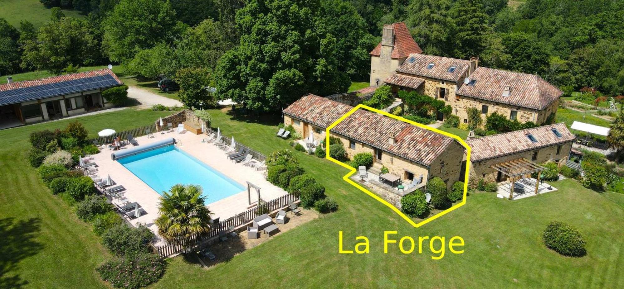 Domaine De Cournet Haut, A 17Th Century Property Set On A Calm, Idyllic Domain With Pool, Tennis, Bikes And More Les Vauries Exterior foto