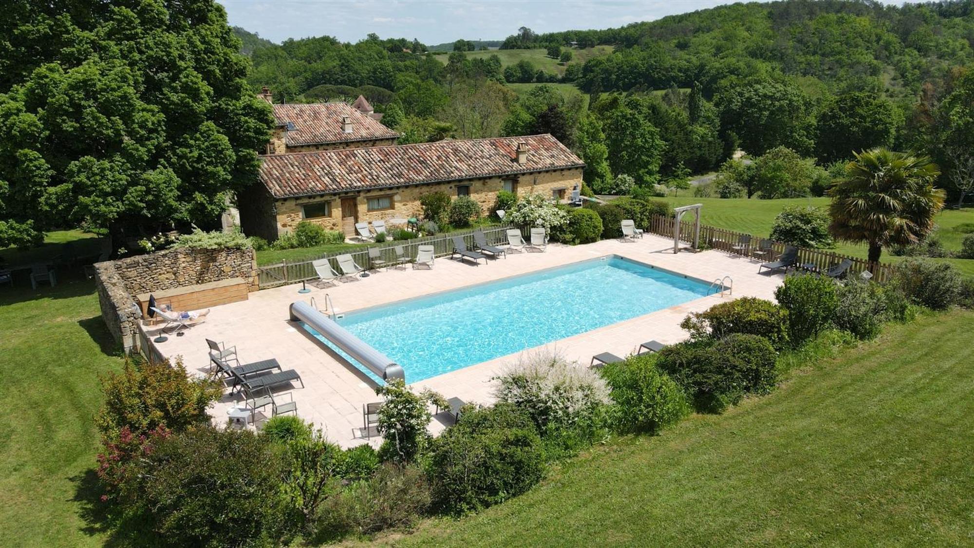 Domaine De Cournet Haut, A 17Th Century Property Set On A Calm, Idyllic Domain With Pool, Tennis, Bikes And More Les Vauries Exterior foto